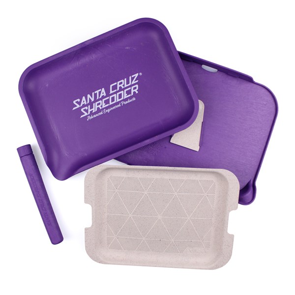 Santa Cruz Shredder  Hemp Purple Sift Screen Tray Gift Bundle