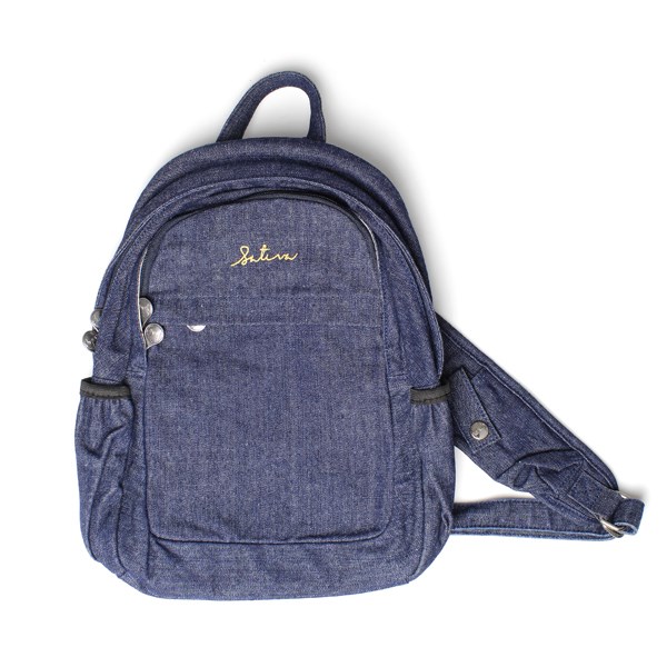 Sativa Hemp Bags Denim Hemp Backpack