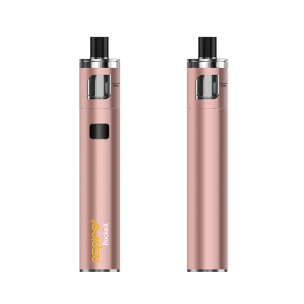 Aspire E-cigs PockeX AIO E-cigarette Kit, Rose Gold