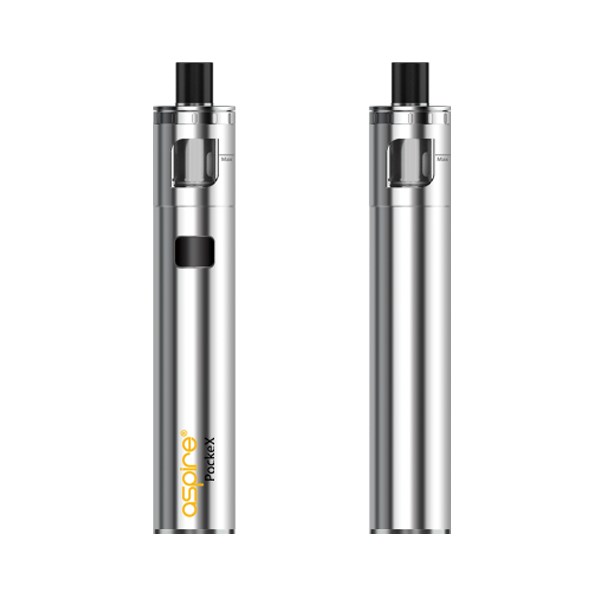Aspire E-cigs PockeX AIO E-cigarette Kit, Stainless