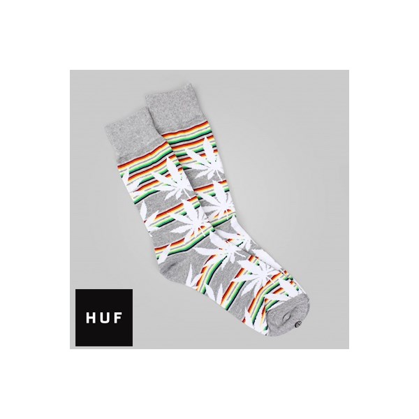 HUF Serape Socks White Plantlife