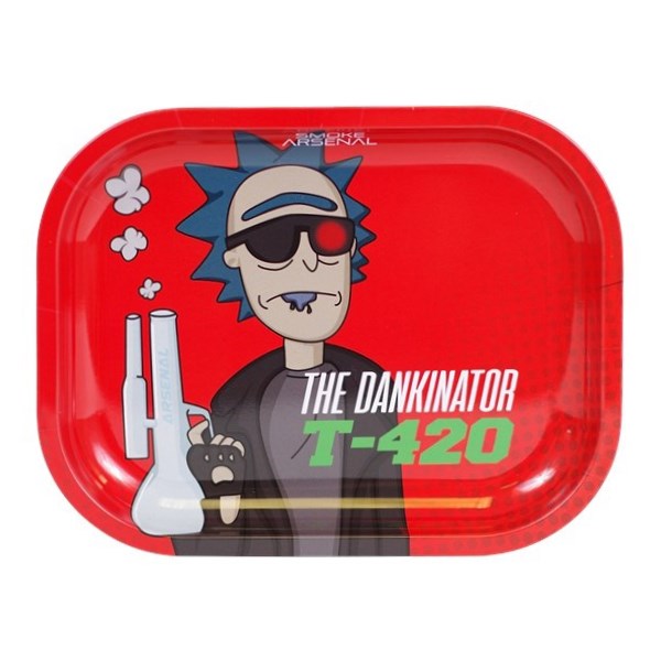 Smoke Arsenal Rick & Morty Rolling Tray - The Dankinator T-420