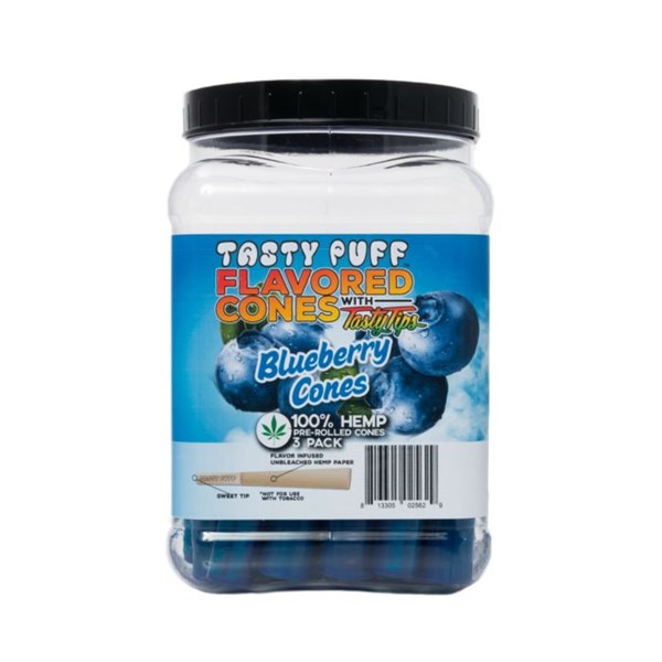Tasty Puff Hemp Pre-rolled Cones - Blueberry