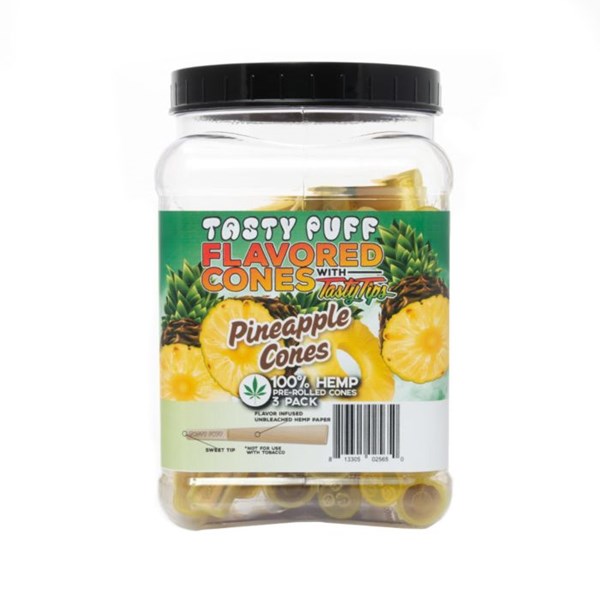 Tasty Puff Hemp Pre-rolled Cones - Pineapple