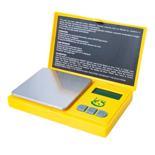 The Smoker's Club Digital Scales - Yellow