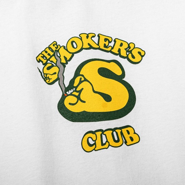 The Smoker's Club T-shirt White - The Smoker's Club Logo