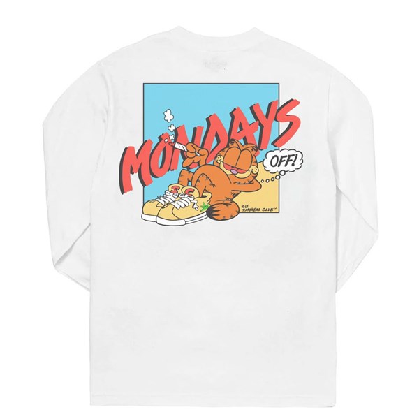 The Smoker's Club T-shirt Long Sleeve White - Monday's Off