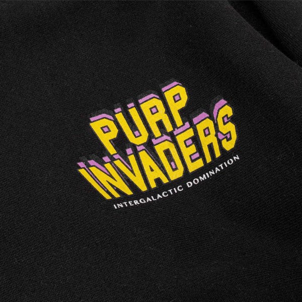 The Smoker's Club Hoody Black - Purp Invaders Core Purple