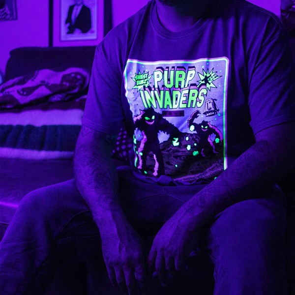 The Smoker's Club T-shirt Black - Purp Invaders Episode 1