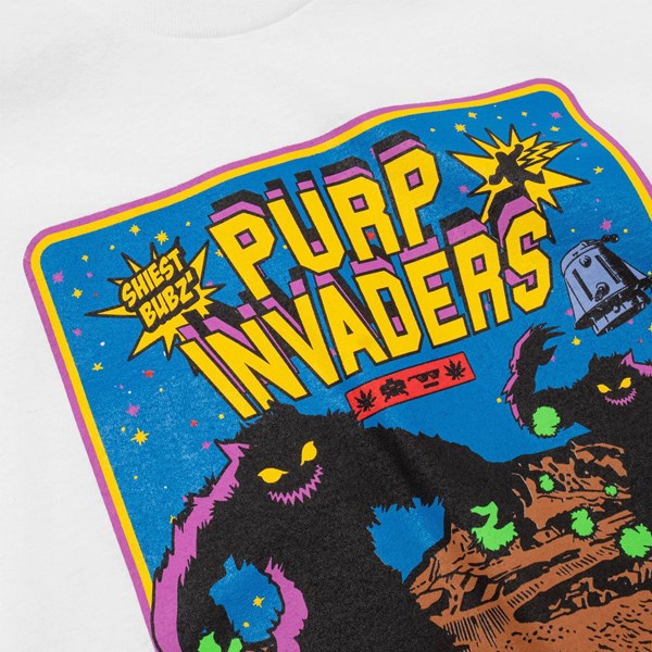 The Smoker's Club T-shirt White - Purp Invaders Episode 1