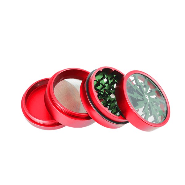 After Grow Grinders Thorinder 4 Part Grinder - Green/Red Limited Edition