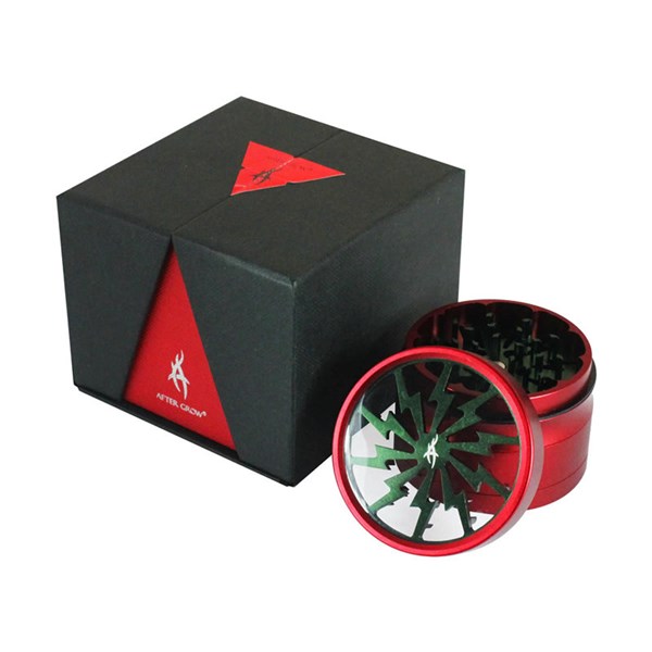 After Grow Grinders Thorinder 4 Part Grinder - Green/Red Limited Edition