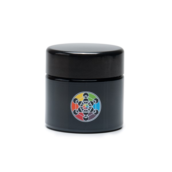 420Science UV Stash Jar - Metatron's Cube