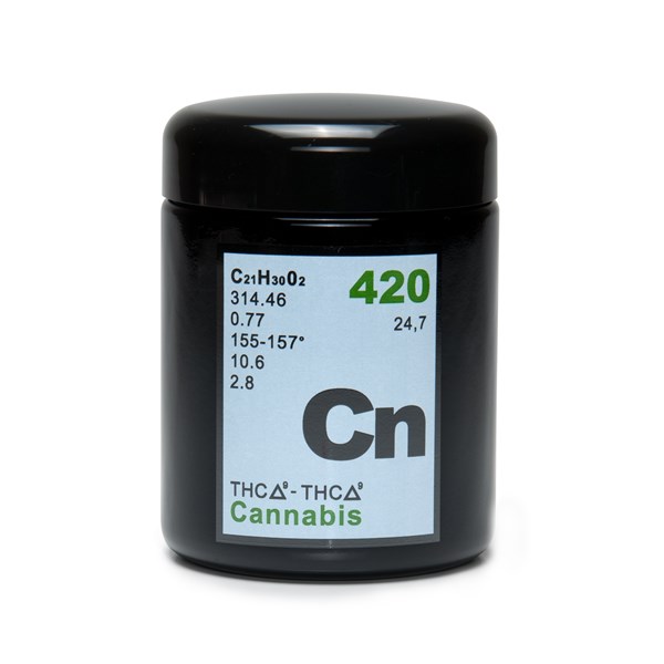 420Science UV Stash Jar - Cannabis Element