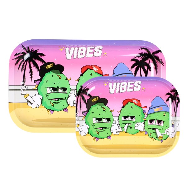 Vibes Metal Rolling Tray - Best Buds