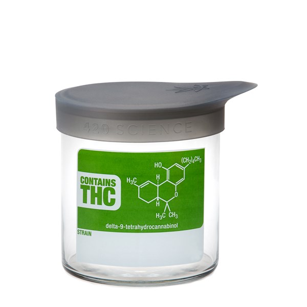 420Science Soft Top Jar - THC Molecule