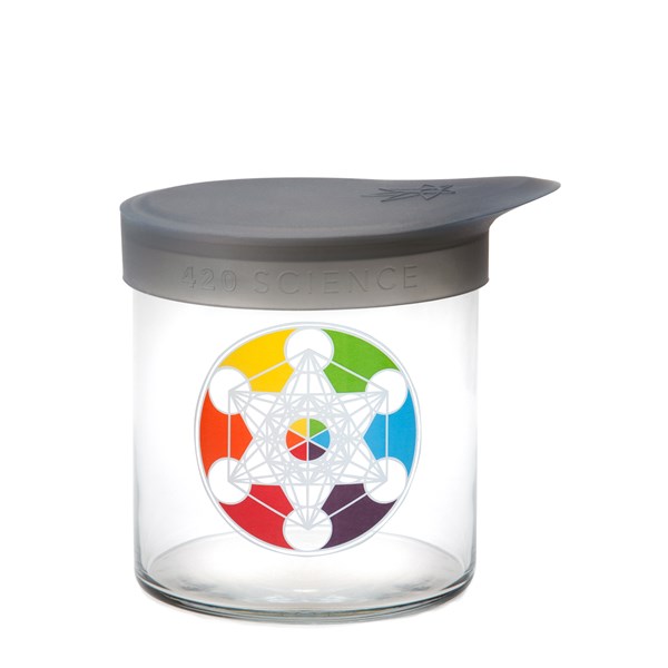 420Science Soft Top Jar - Metatron's Cube