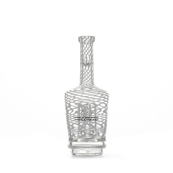 Puffco The Peak Glass Attachment by iDab - White Stripes