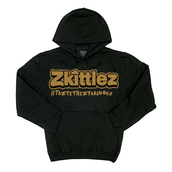 Zkittlez Official Zkittlez Taste The Z Train Hoody, Gold