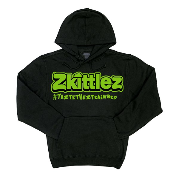 Zkittlez Official Zkittlez Taste The Z Train Hoody, Green