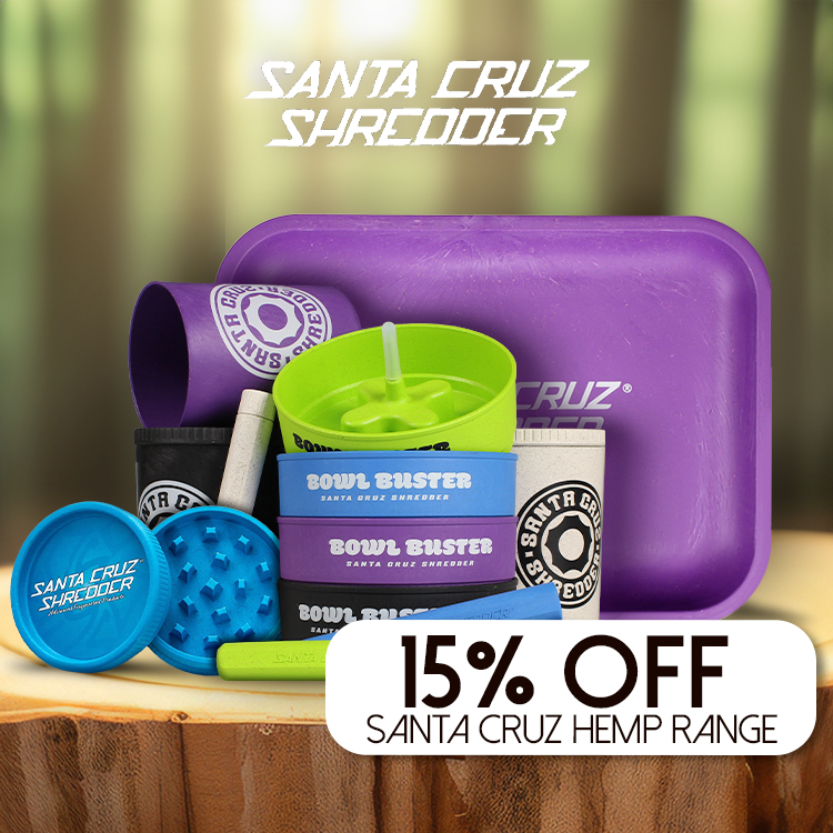 15% Off Santa Cruz Shredder Hemp 